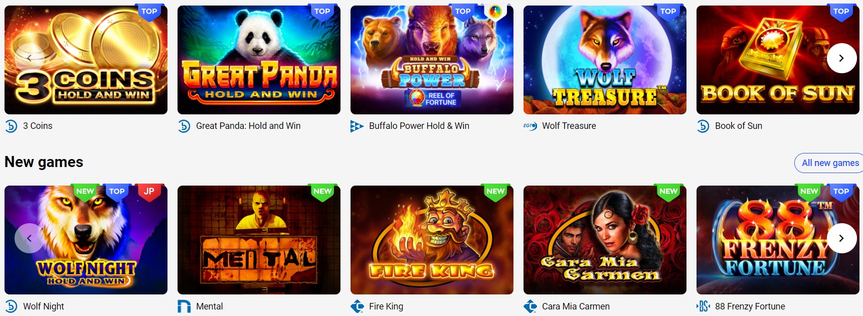 Automaty do gier od Kasyna Slottica